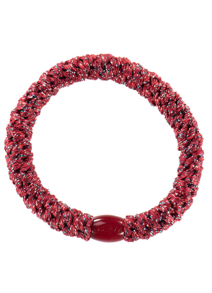 Kknekki Hårstrikk Red Multi Glitter