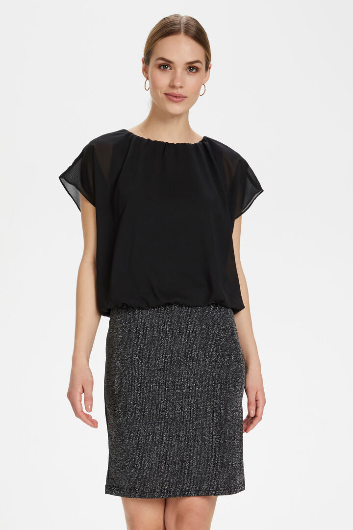 Kaffe Clothing KAaya Joy Dress Black Deep