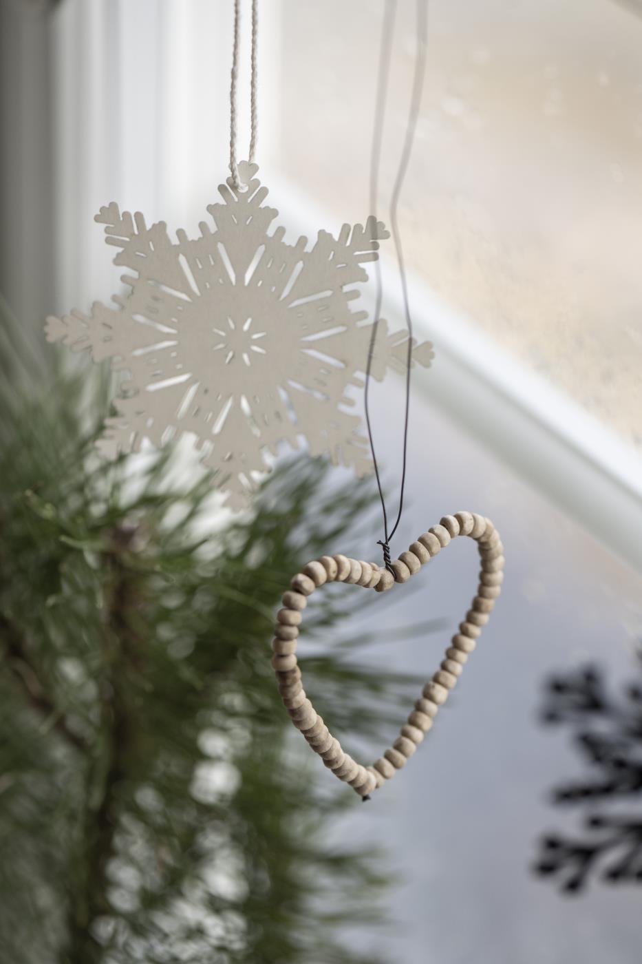 Ib Laursen Snøkrystall Papir m/stjerne