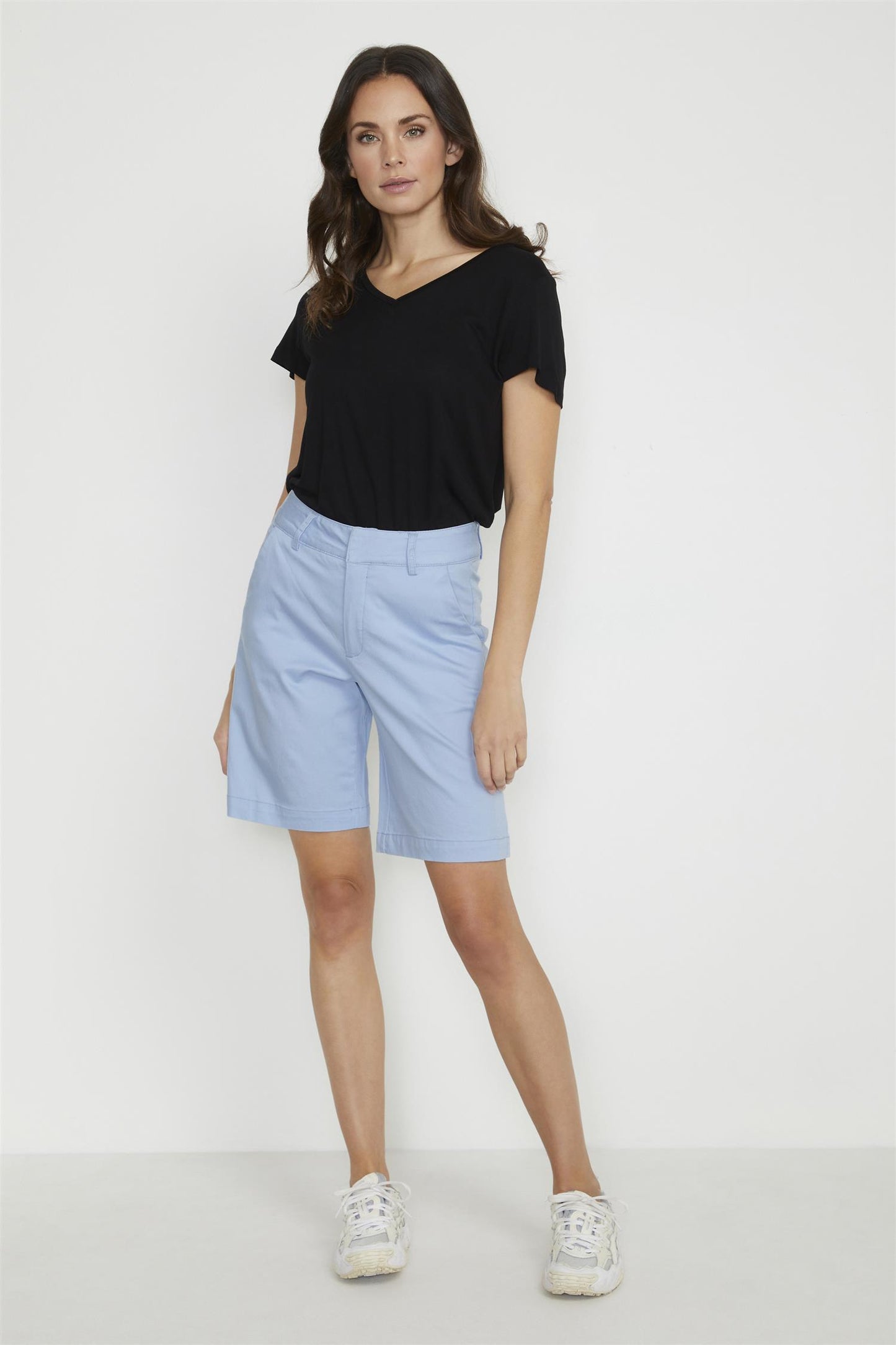 Kaffe Clothing KAlea City Shorts Cashmere Blue