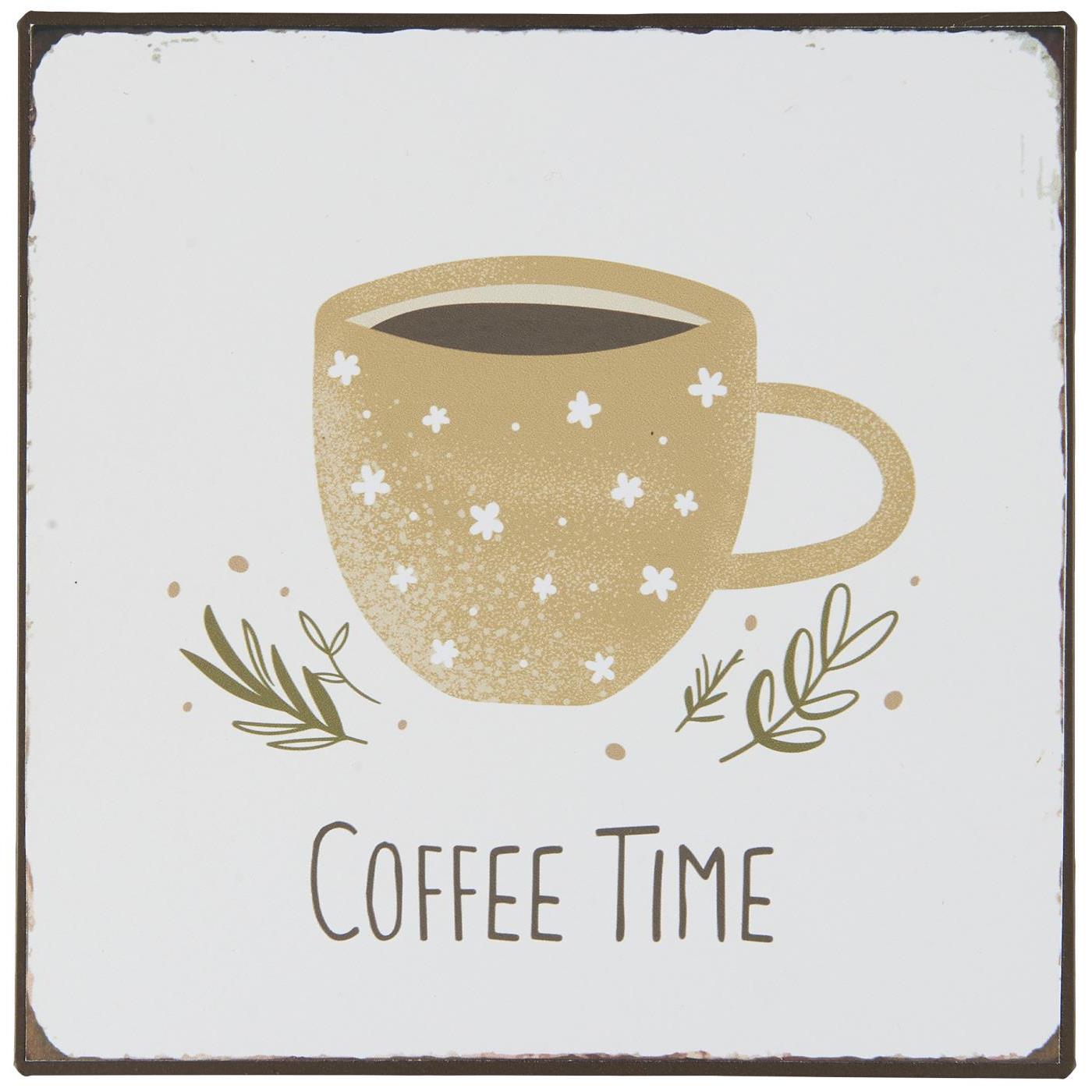 Ib Laursen Metallskilt Coffee Time