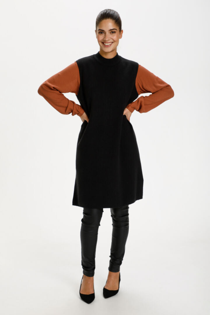 Kaffe Clothing KAkitt Knit Slipover Black Deep