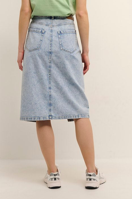 Kaffe Clothing KAelin Midi Denim Skirt