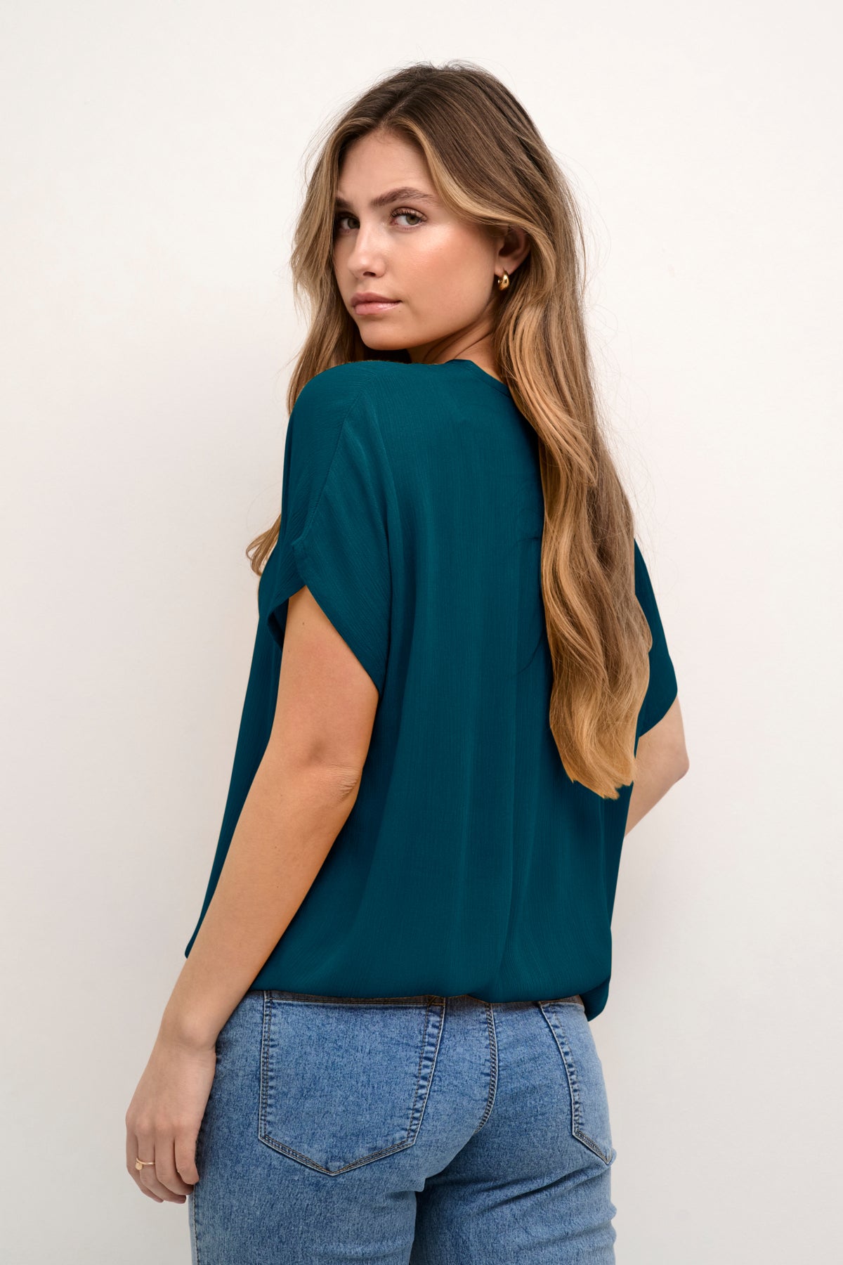 Kaffe Clothing KAamber Stanley Topp Legion Blue