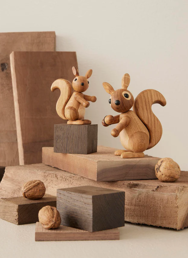 Spring Copenhagen Trefigur Ekorn Peanut