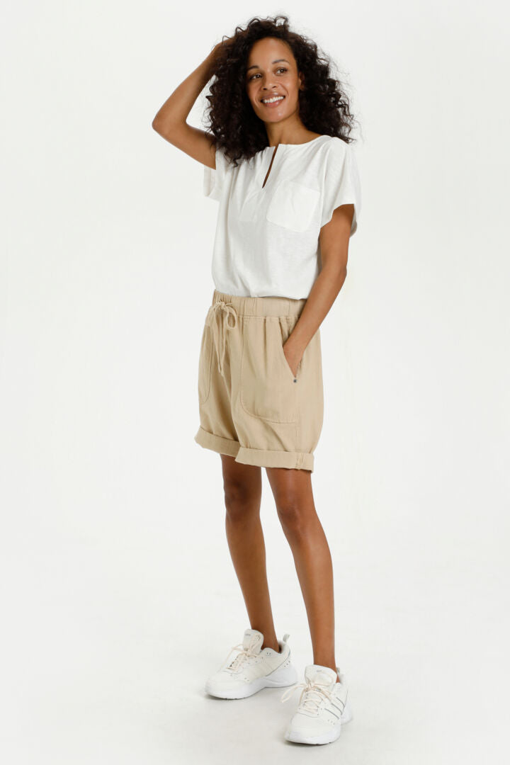 Kaffe Clothing KAnaya Shorts Classic Sand