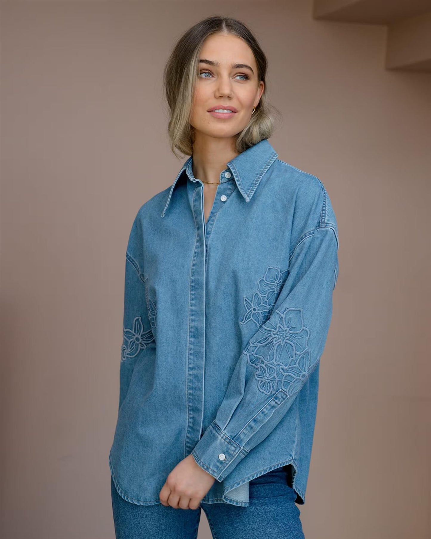 Floyd Denimskjorte Rianna Flow