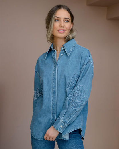 Floyd Denimskjorte Rianna Flow