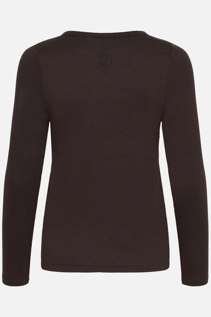 Culture CUnia Juliet LS T-Shirt Coffee Bean
