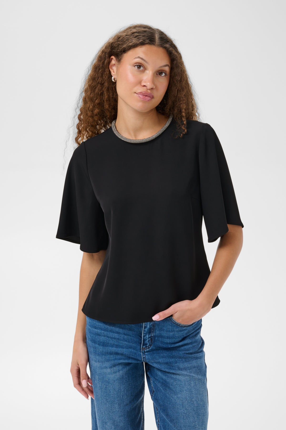 Kaffe Clothing KAalia Blouse Black Deep