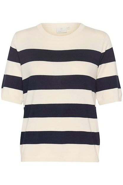 Kaffe Clothing KAlizza Striped Knit Navy/Turtledove Bold Striped