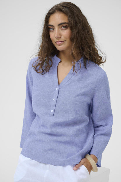 Culture CUarletty Blouse - Powder Blue
