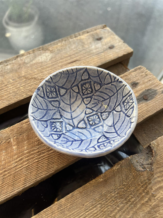 Wonki Ware Liten Skål Mørkeblå 8,5 Cm