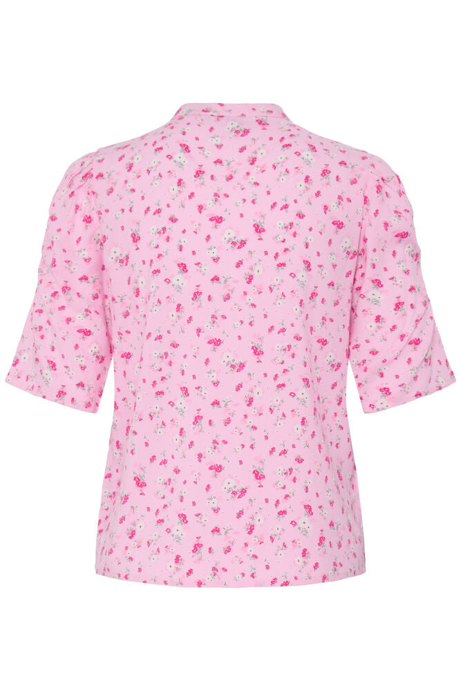 Ichi IHvera – Rosa bluse med blomsterprint