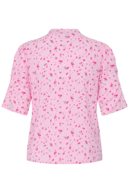 Ichi IHvera – Rosa bluse med blomsterprint