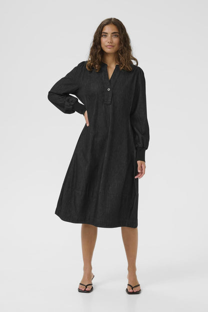 Culture CUallura Arpa Rib Dress Black Wash
