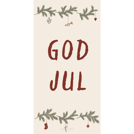Ib Laursen Servietter God Jul og juleranker
