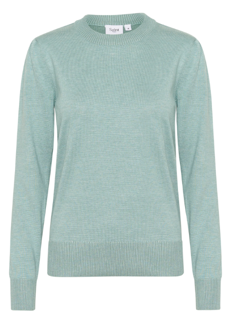 Saint Tropez MilaSZ Pullover Blue Surf Melange