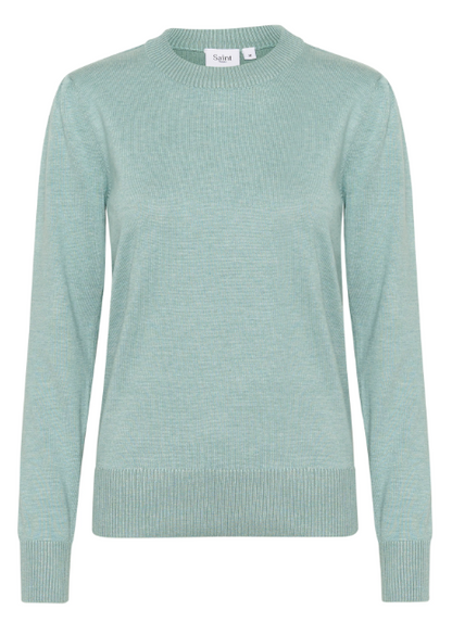 Saint Tropez MilaSZ Pullover Blue Surf Melange