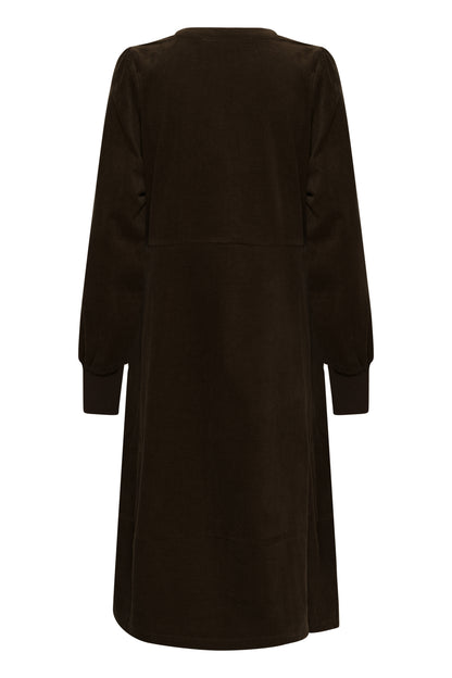 Culture CUrhaena LS Dress Coffee Bean
