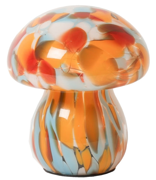 Lampe Mushy, chips, rød/hvid/mint, 16xø13 cm