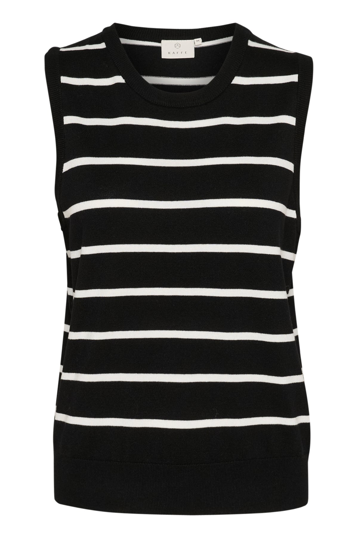 Kaffe Clothing KAlizza Striped Slipover Black/Chalk Stripe