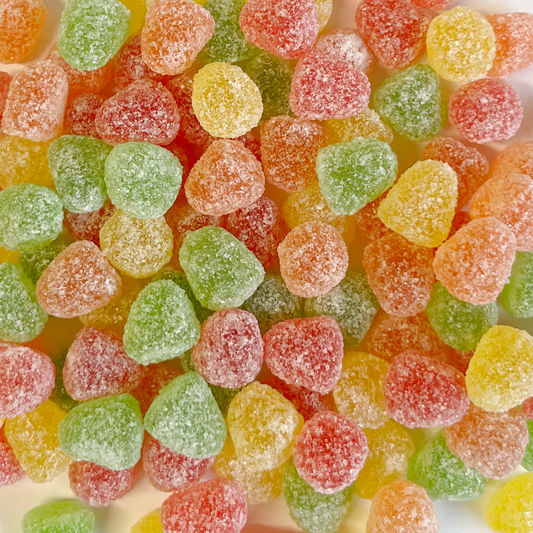 Vingummitopper M/sukkerstrø 100g