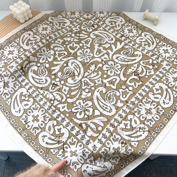 Silkeskjerf Bandanas - Taupe