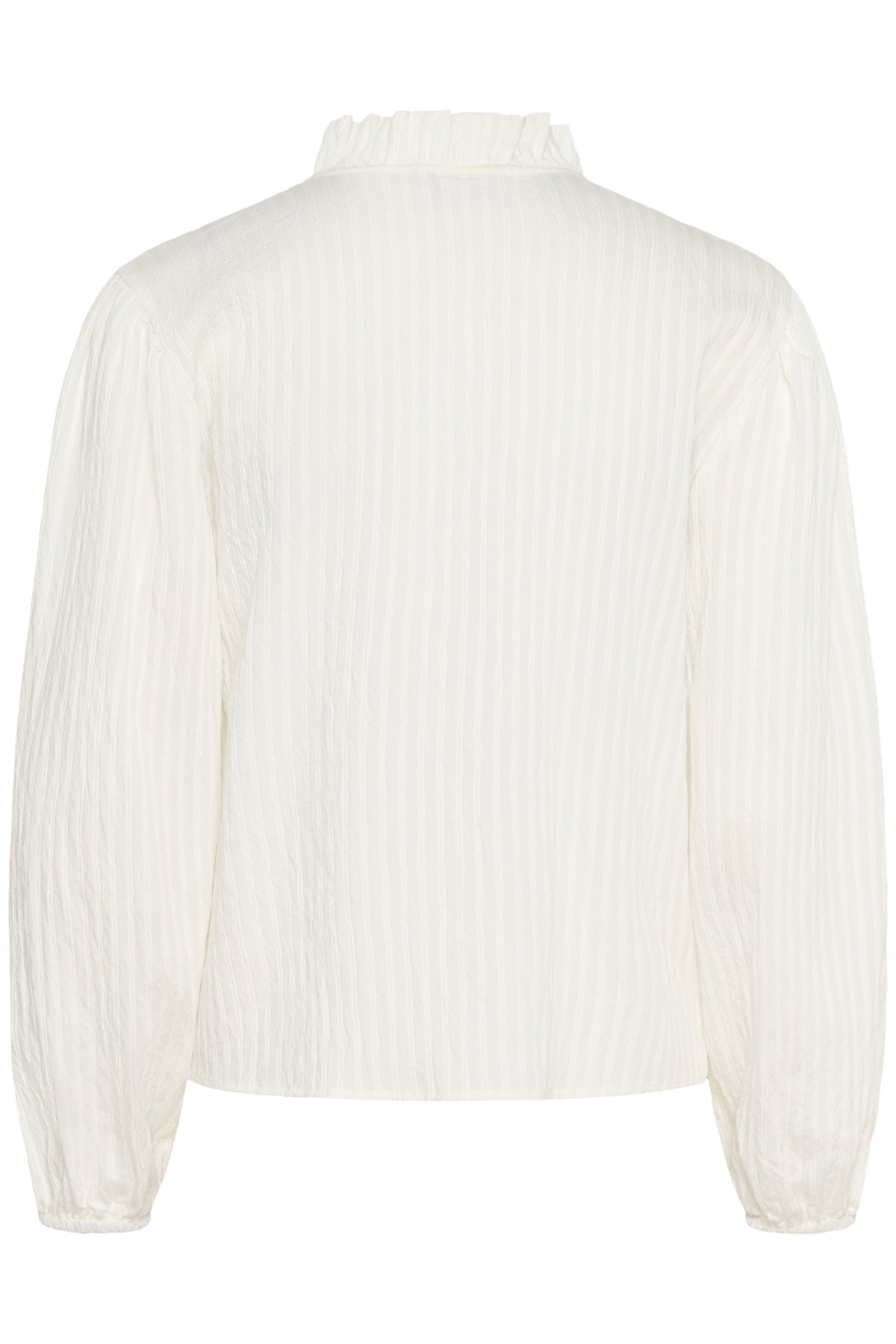 Kaffe Clothing KAsuma Frill Shirt Chalk