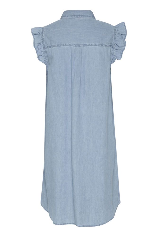 Culture CUaurelia Short Dress Light Blue Wash