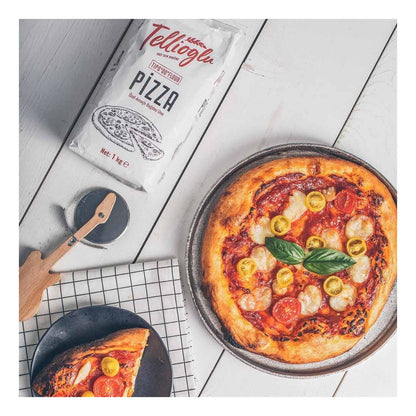 Tellioglu pizzamel Tipo '00' for den perfekte pizzabunnen (1kg)