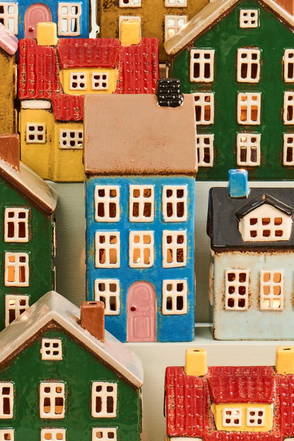 Ib Laursen Lyshus Nyhavn Grønt M/Gul Dør På Siden