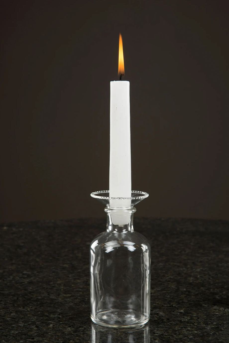 Alot Glassflaske 12 cm Klar