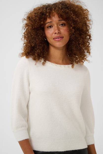 Kaffe Clothing KAselly Pullover Chalk