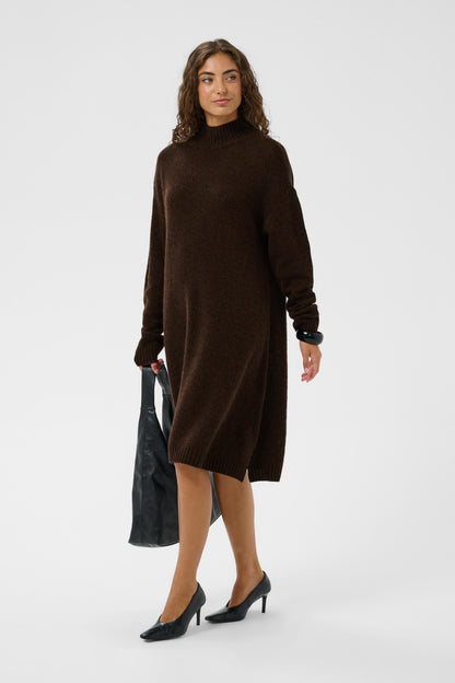 Culture CUnova Katrina Dress Coffee Bean Melange