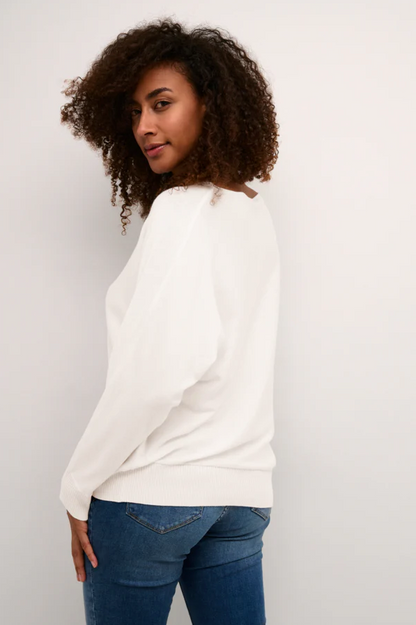 Culture CUannemarie Batwing Jumper Spring Gardenia