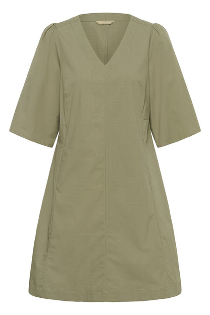 Culture CUbendine Dress - Dusky Green