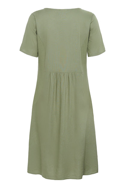 Kaffe Clothing KAmilia Dress Oil Green