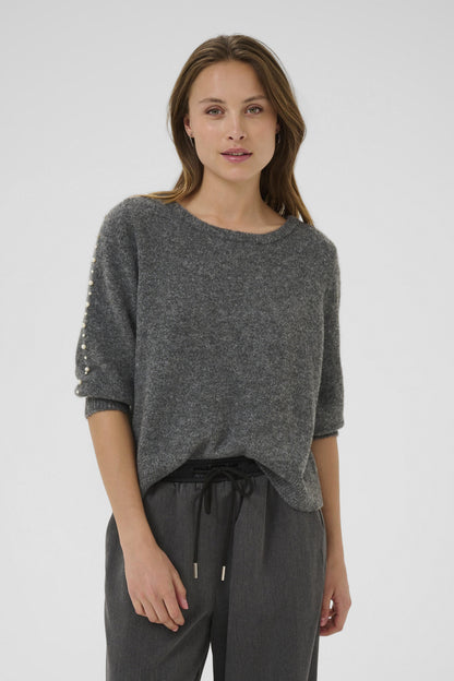 Kaffe Clothing KAbetty Pullover Grey Melange