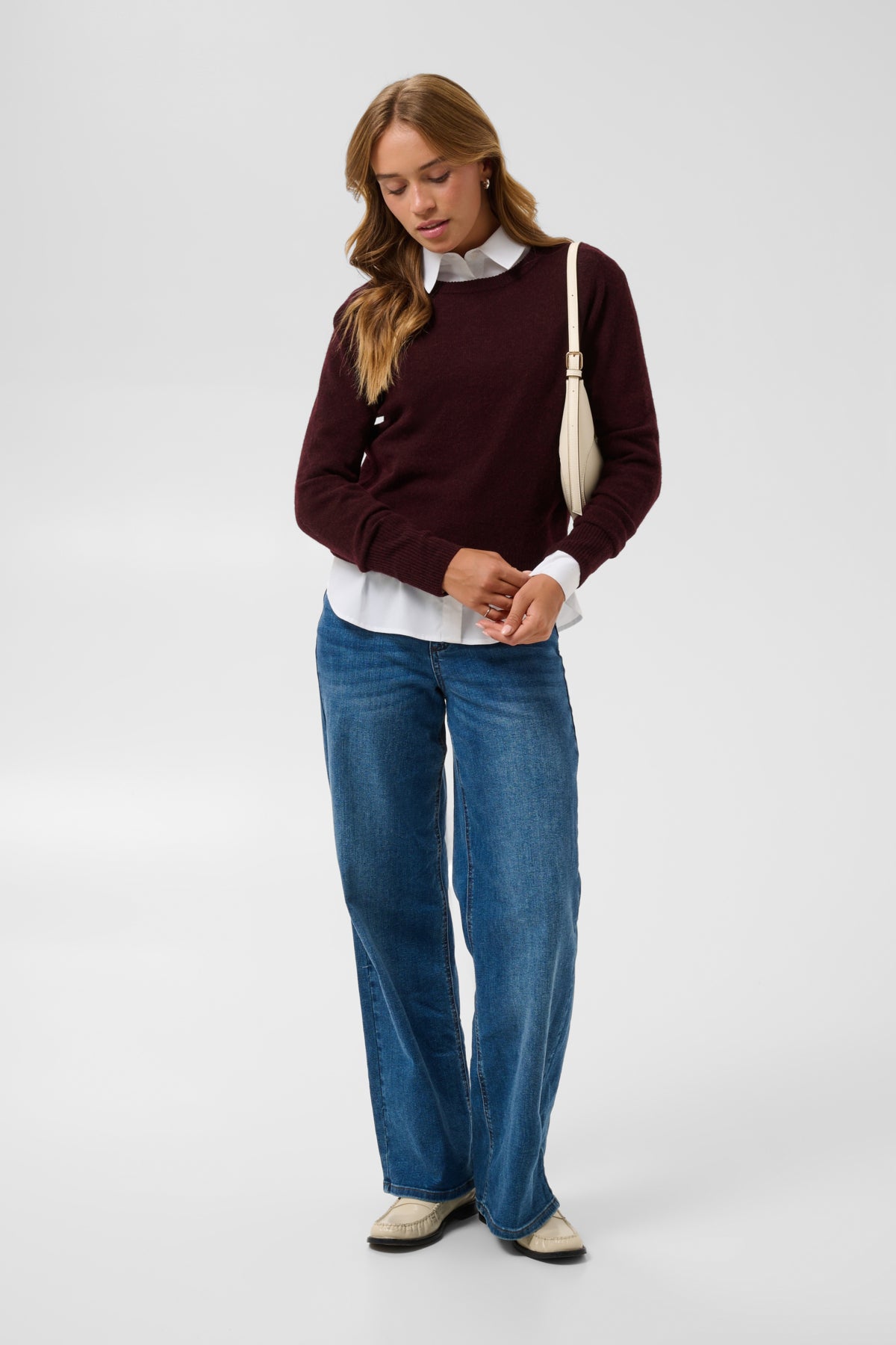 Kaffe Clothing KAcashie Ullgenser Fudge Melange