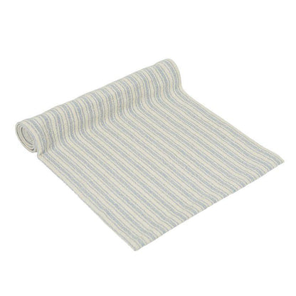 Fondaco Ronja Løper 30 x 120 Cm Denimfarget Stripete