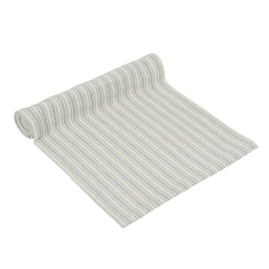 Fondaco Ronja Løper 30 x 120 Cm Denimfarget Stripete