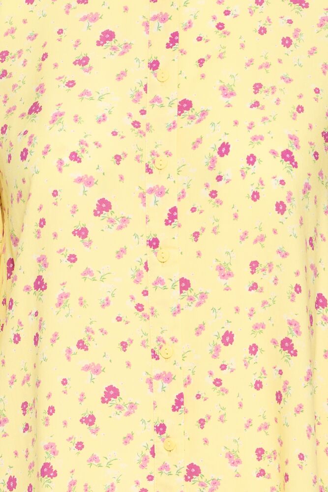 Ichi IHvera – Gul bluse med blomsterprint