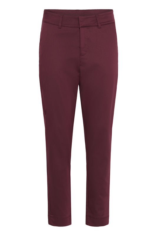 Kaffe Clothing KAlea Chino Pant Windsor Wine