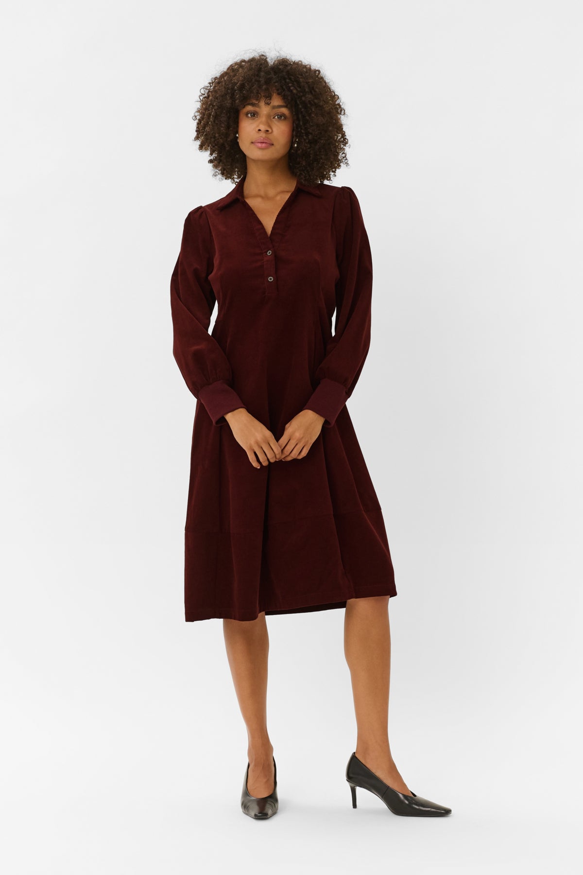 Culture CUmissy Rhaena Dress Chocolate Truffle
