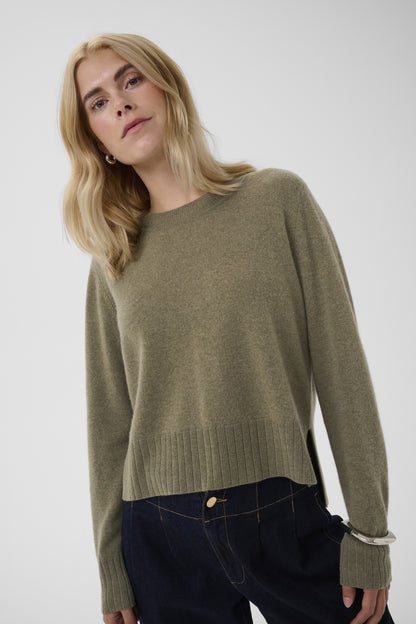 Culture CUtaia Arrow Pullover Green Melange