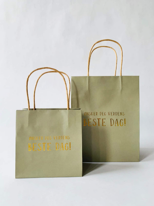 Gavepose Liten “Verdens beste dag”