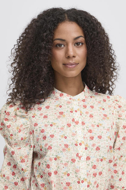 Ichi Ihxasdis – Kortermet kjole med blomsterprint