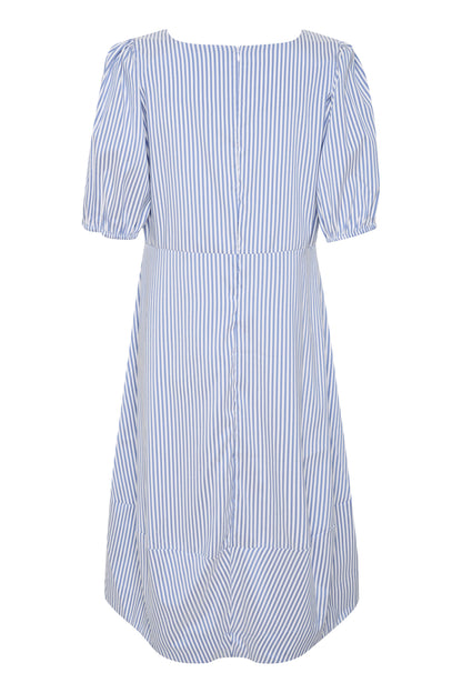 Culture CUabigail Puff SS Dress Mazarine Blue