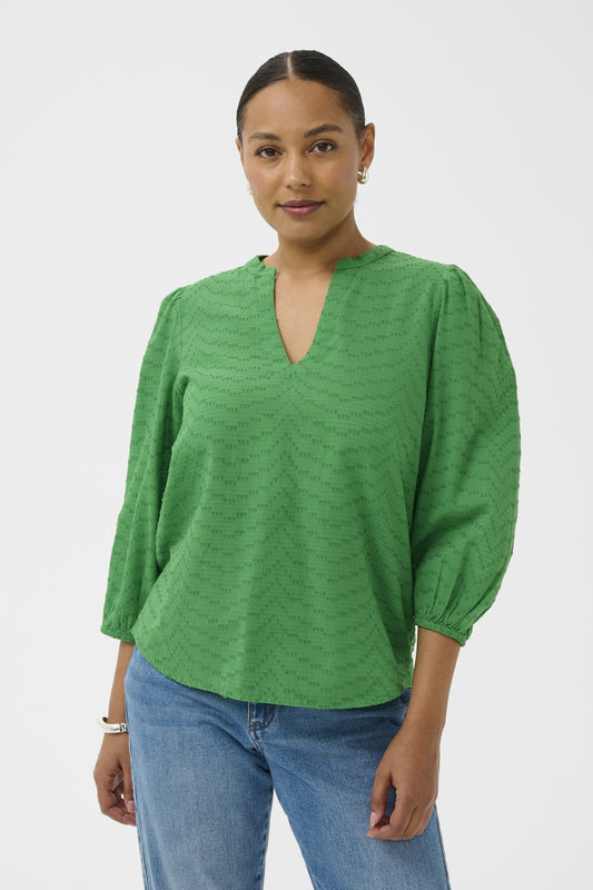 Kaffe Clothing KApenelope Blouse Bright Green